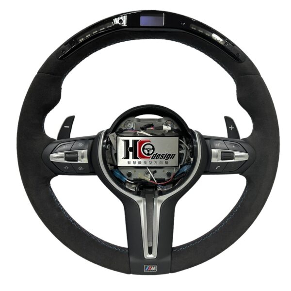 BMW F10 M5款 智慧型 LED 全麂皮方向盤