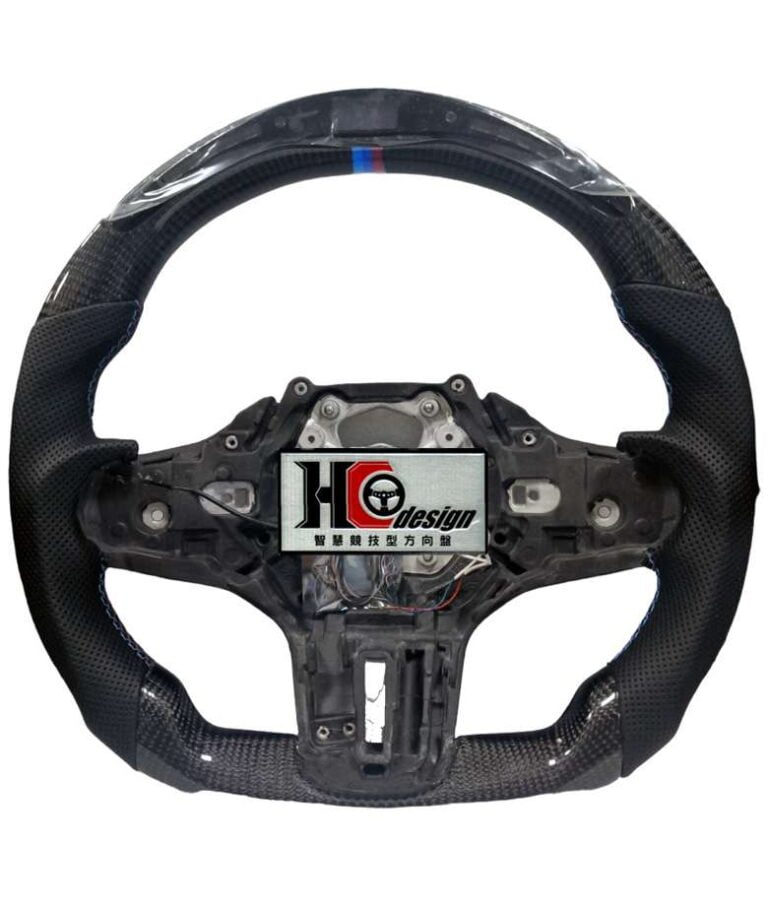 BMW G20 智慧競技型 LED 左右透氣皮 變形蟲方向盤 三色定位圈 (裸盤)