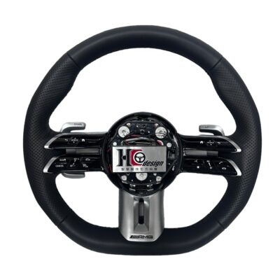 BENZ AMG  NAPPA皮 左右透氣皮 蜻蜓方向盤 銀