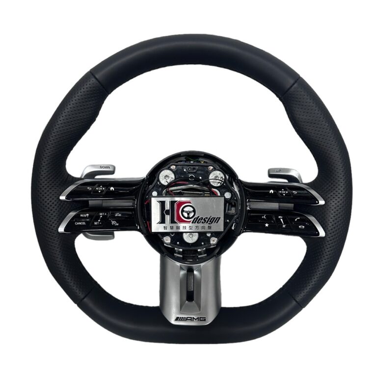 BENZ AMG  NAPPA皮 左右透氣皮 蜻蜓方向盤 銀